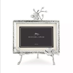 NEW! Michael Aram White Orchid Easel Photo Frame